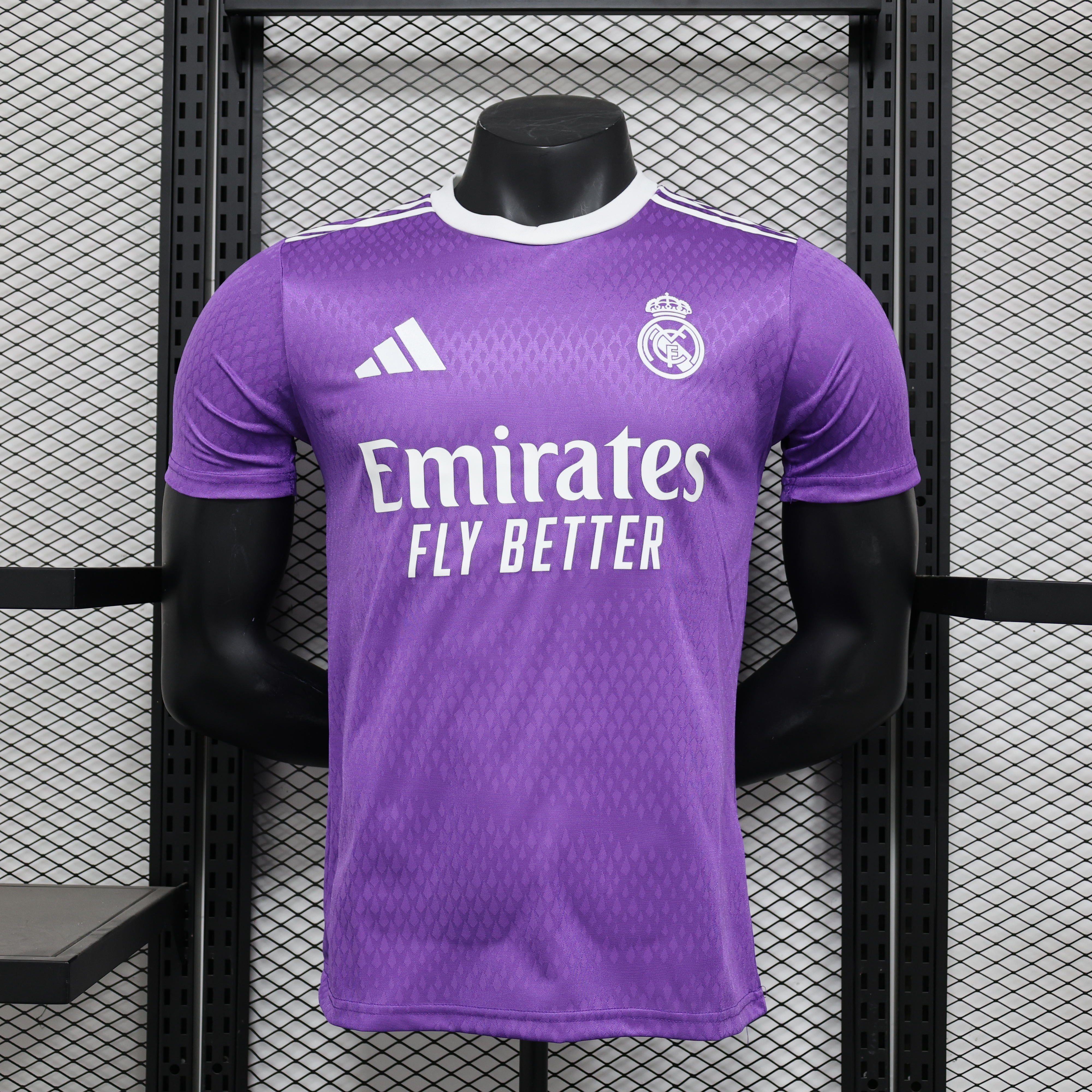 16-17 Real Madrid Away Retro Purple Jersey Player Version