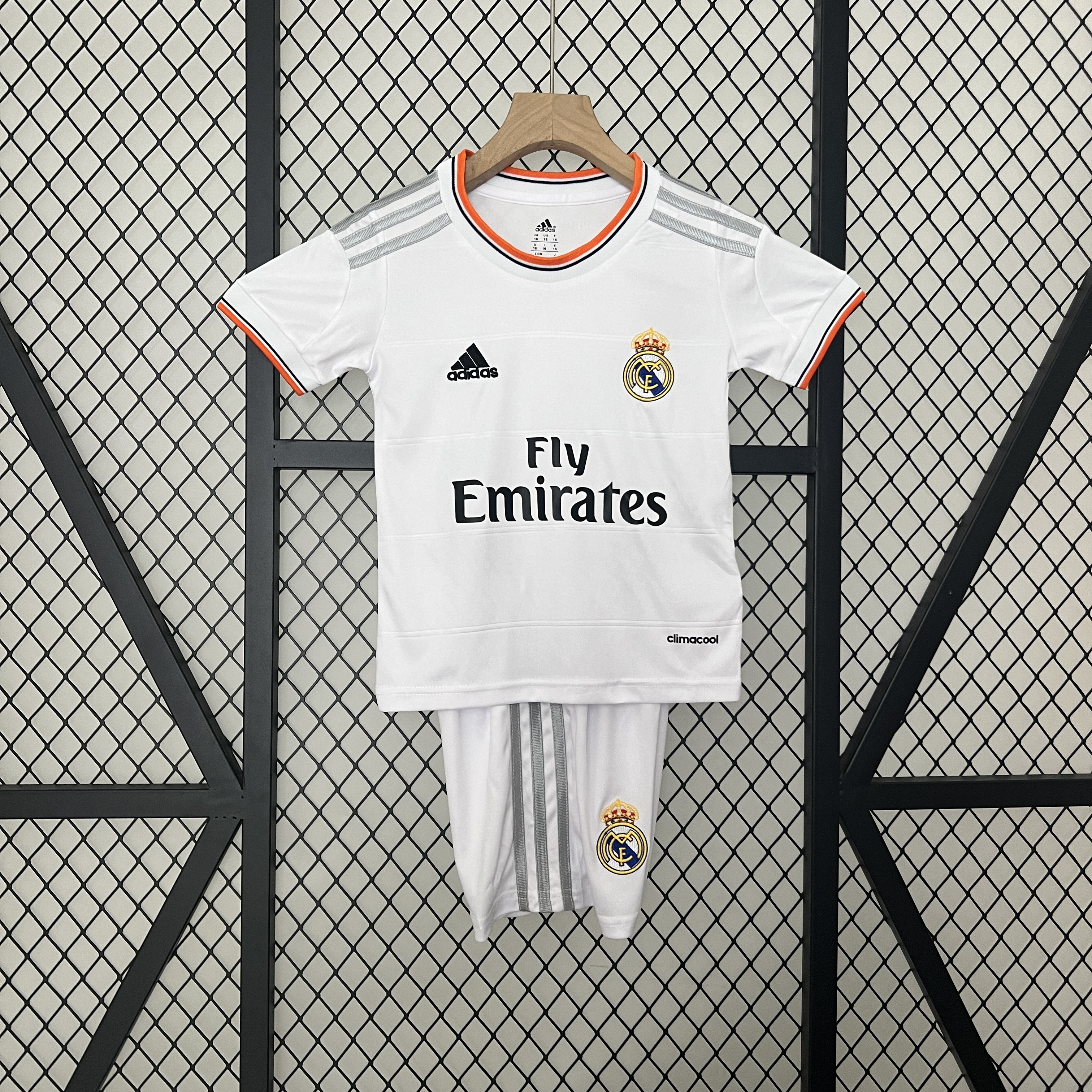 2013/14 Real Madrid Home Retro Kids Kit Jersey+Shorts