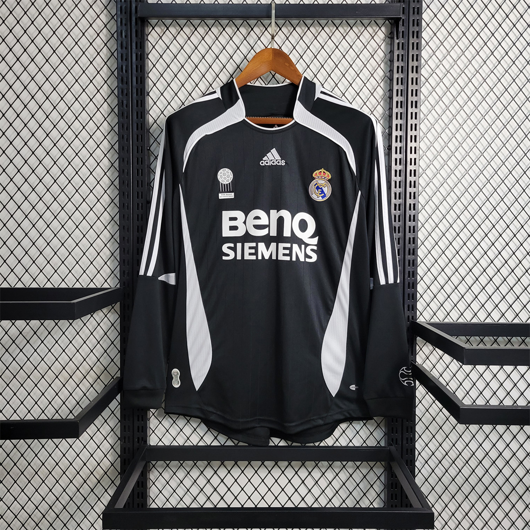 2006/07 Real Madrid Away Retro Jersey Long Sleeve