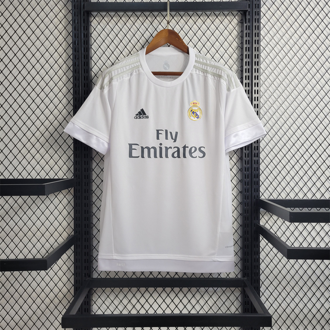2015-16 Real Madrid Home Retro Jersey