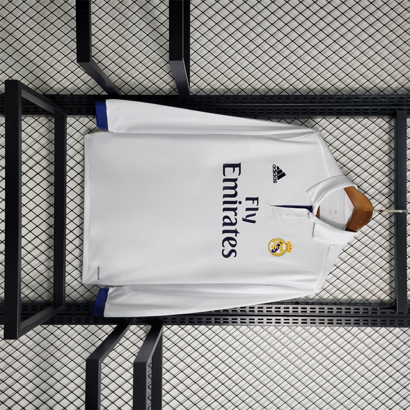 16-17 Real Madrid Home Retro Jersey Long Sleeve