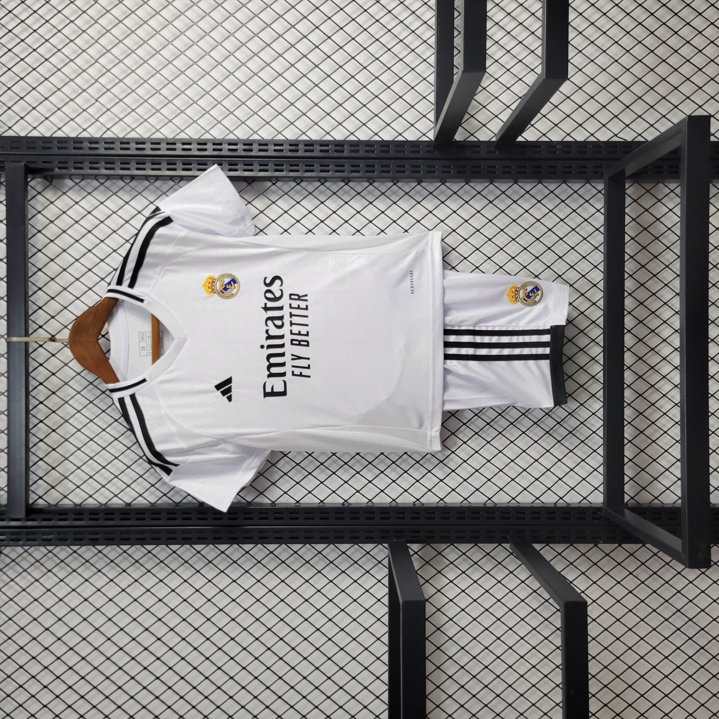 24-25 Real Madrid Home Kids Kit Jersey+Shorts