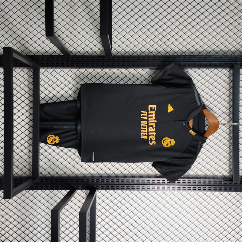 23-24 Real Madrid Third Away Kids Kit (Jersey+Shorts)