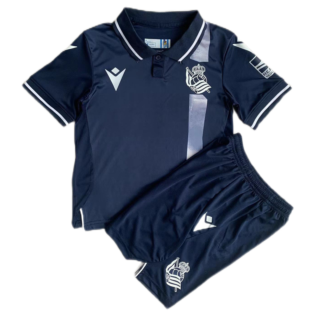 23-24 Real Sociedad Away Kids Kit Jersey+Shorts - view 9