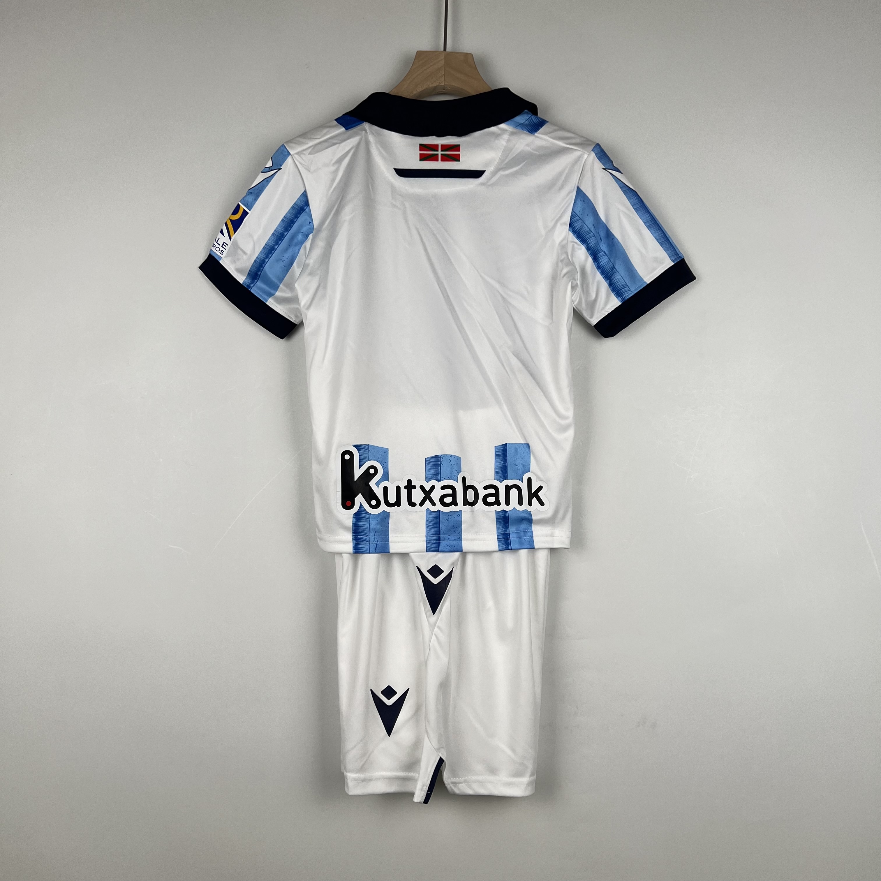 23-24 Real Sociedad Home Kids Kit Jersey+Shorts - view 3