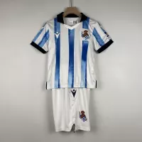 23-24 Real Sociedad Home Kids Kit Jersey+Shorts - view 1