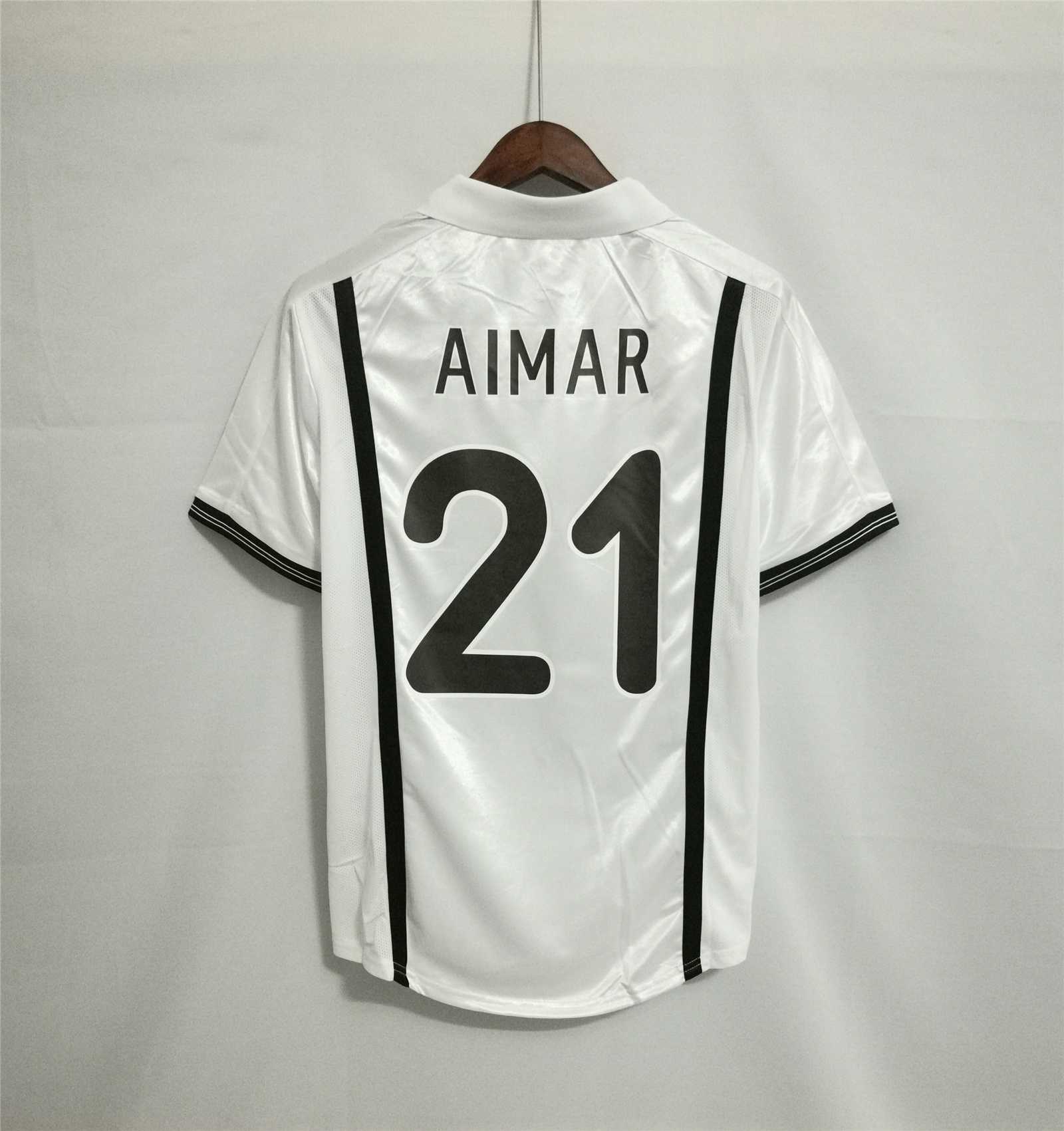 00-01 Valencia  Home Retro Football Jersey - view 12