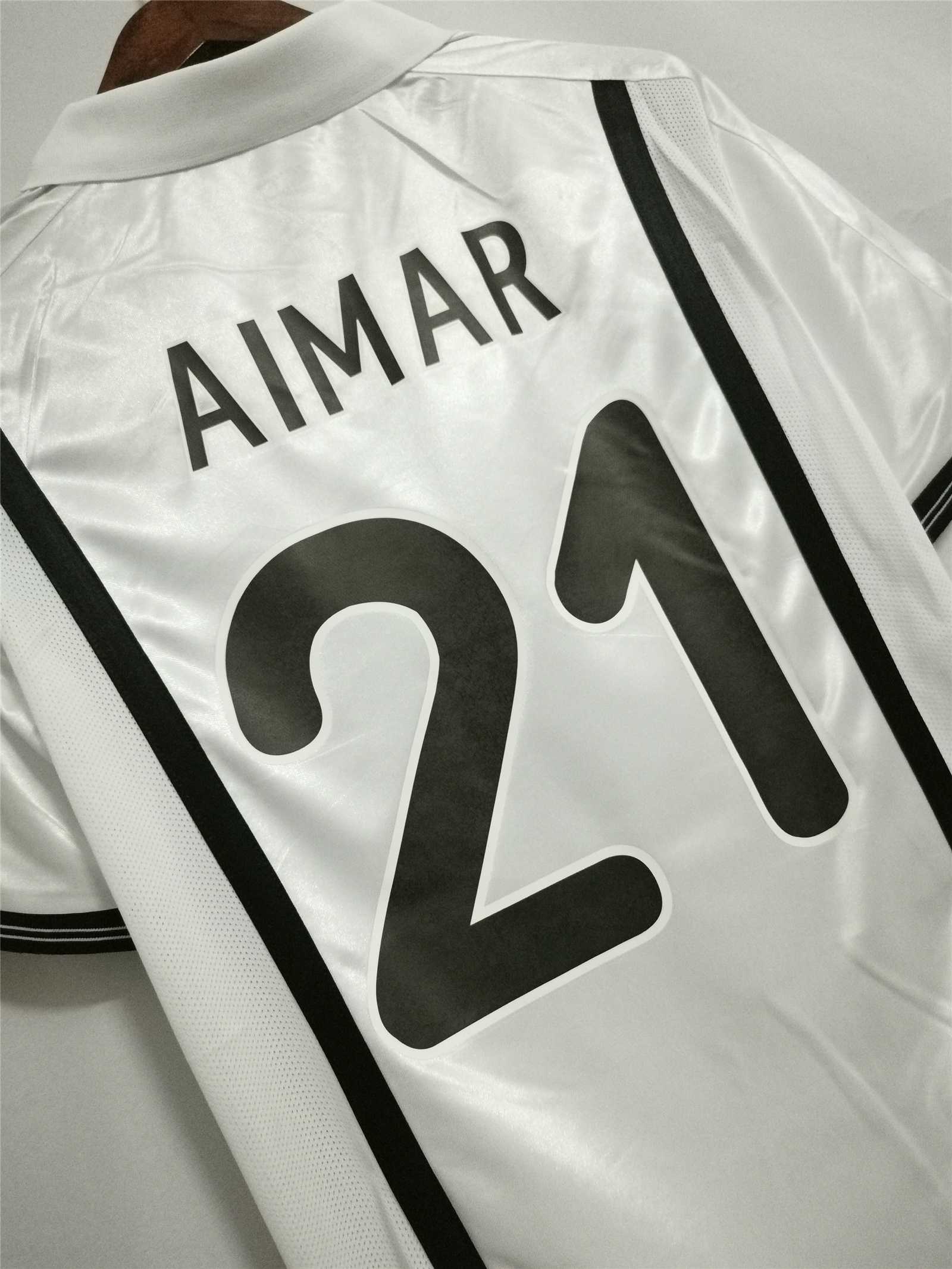 00-01 Valencia  Home Retro Football Jersey - view 14