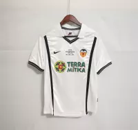 00-01 Valencia  Home Retro Football Jersey - view 4