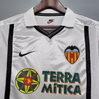 00-01 Valencia  Home Retro Football Jersey - view 7