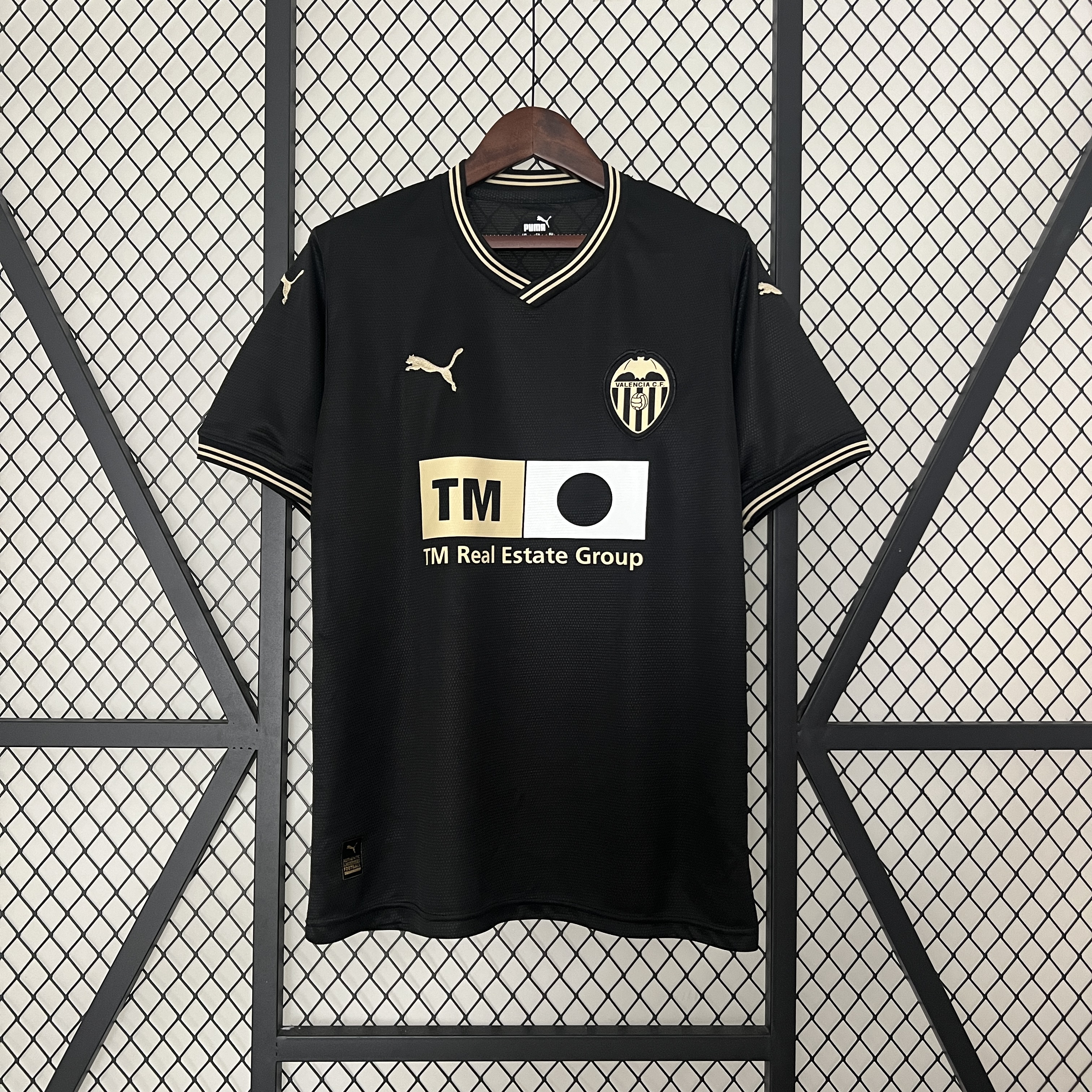24-25 Valencia Black Football Jersey