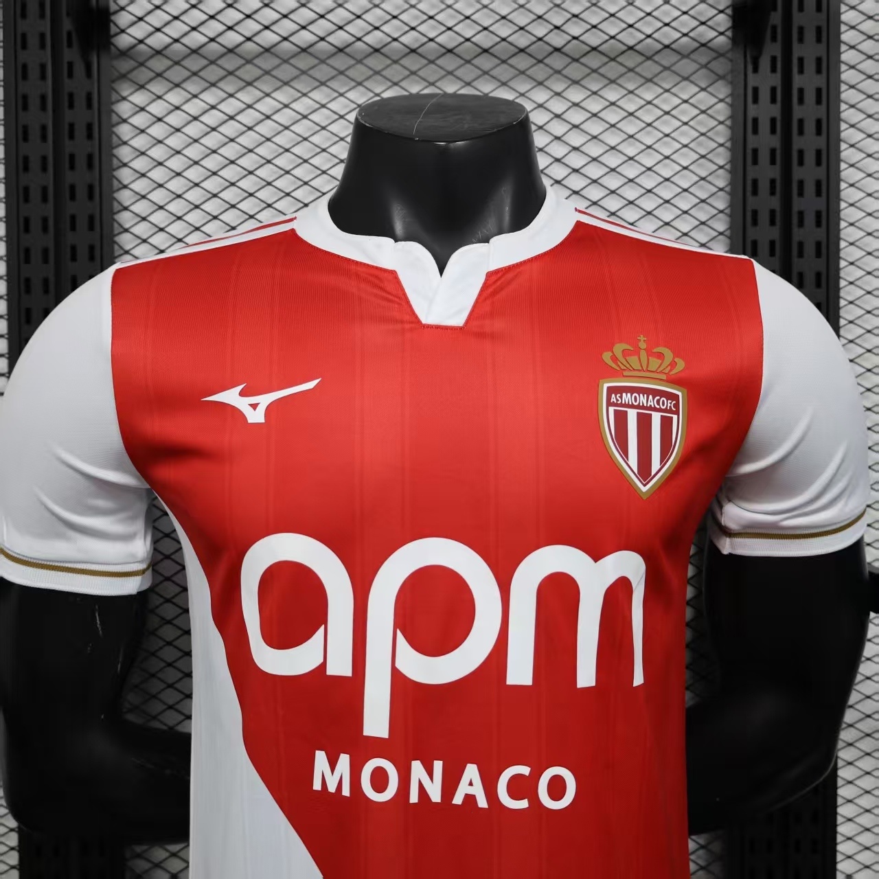 25-26  AS Monaco Home Jerseys Player Version - view 4