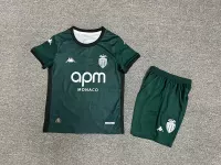 24-25  AS Monaco Away Kids kit Jerseys+Shorts - view 1