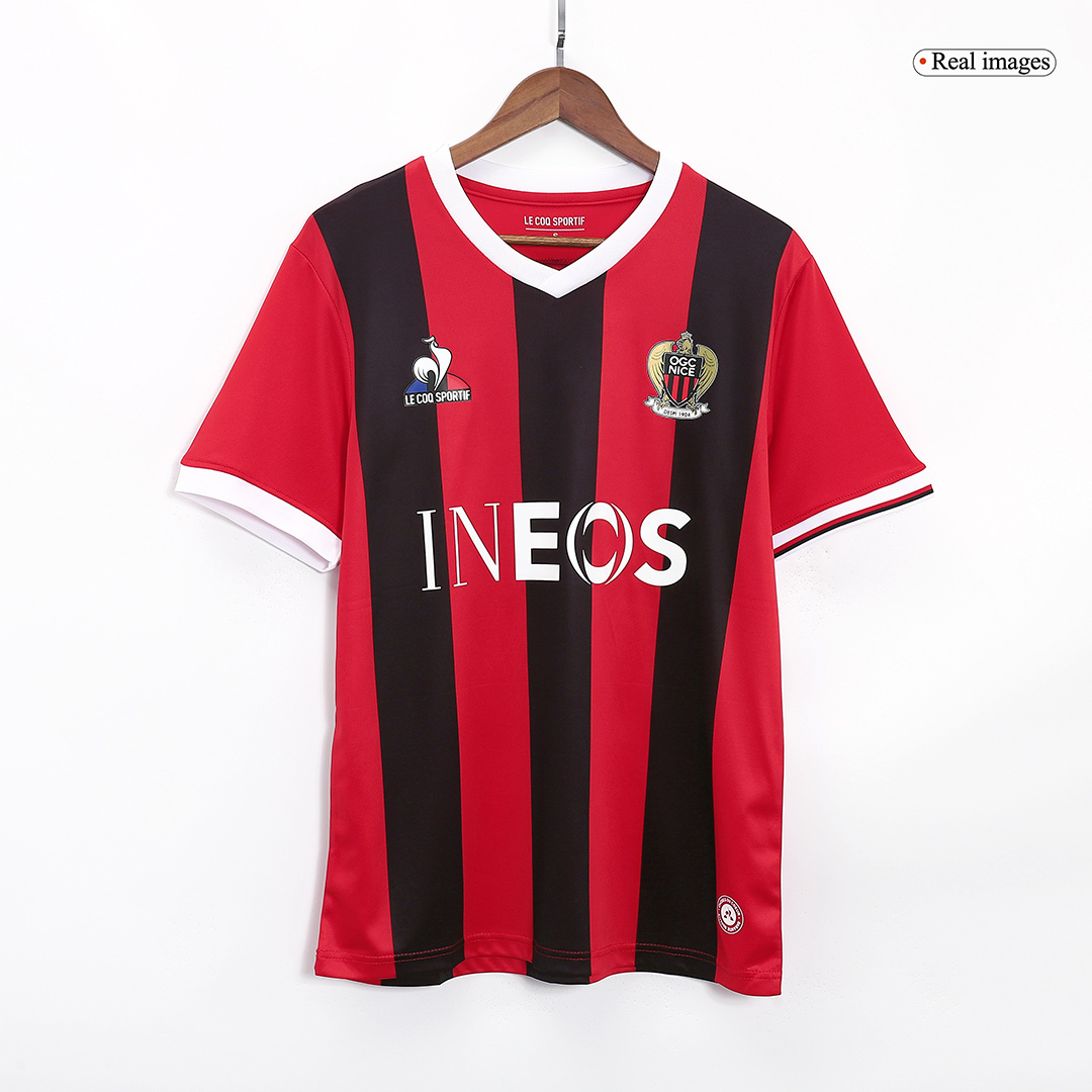23-24  OGC Nice Home Jerseys Fan Version - view 4