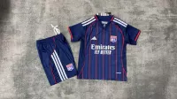 25-26 Olympique Lyonnais Away Soccer Kids Kit Jersey+Shorts - view 1