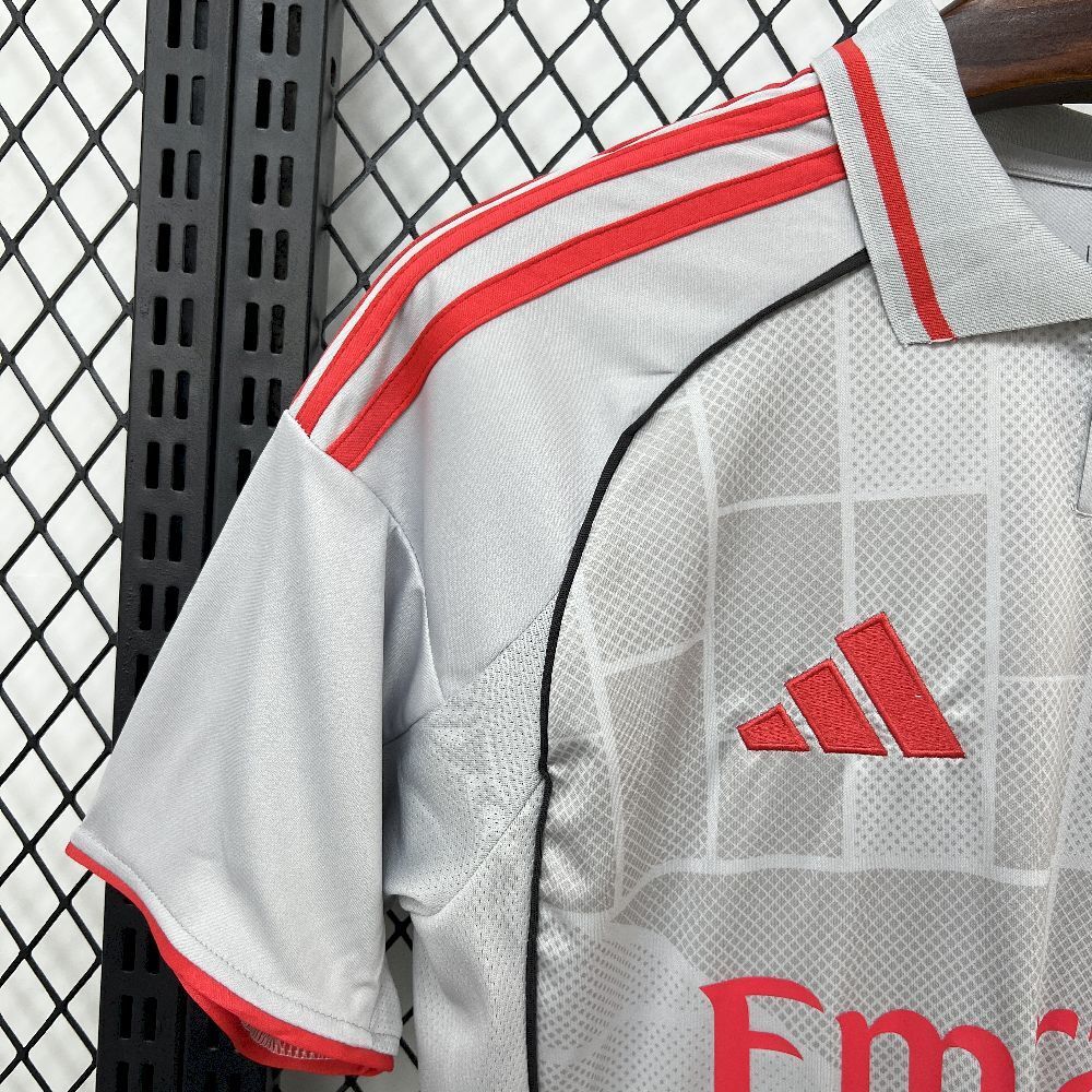 25-26 Olympique Lyonnais Second Away Soccer Jersey - view 5