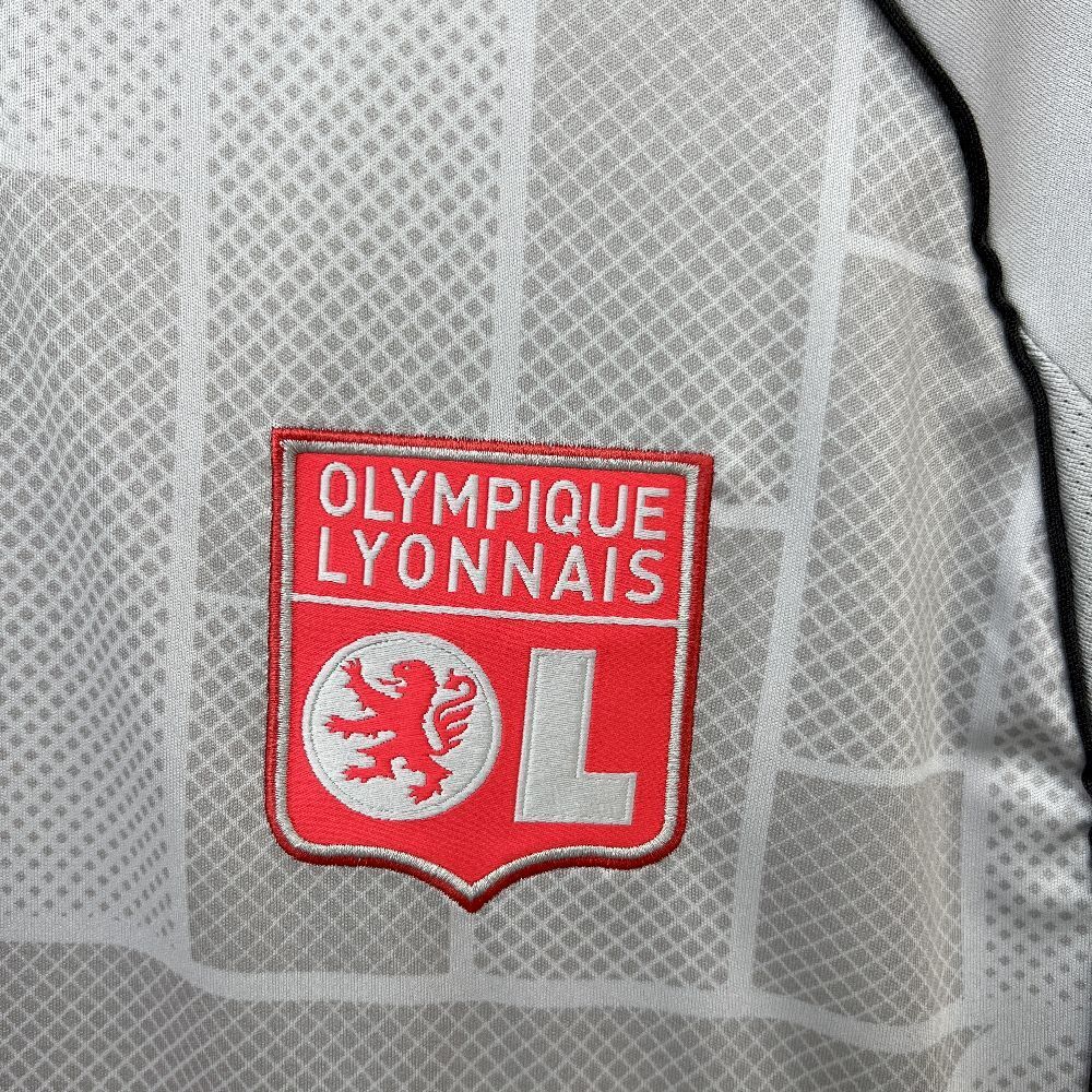 25-26 Olympique Lyonnais Second Away Soccer Jersey - view 6