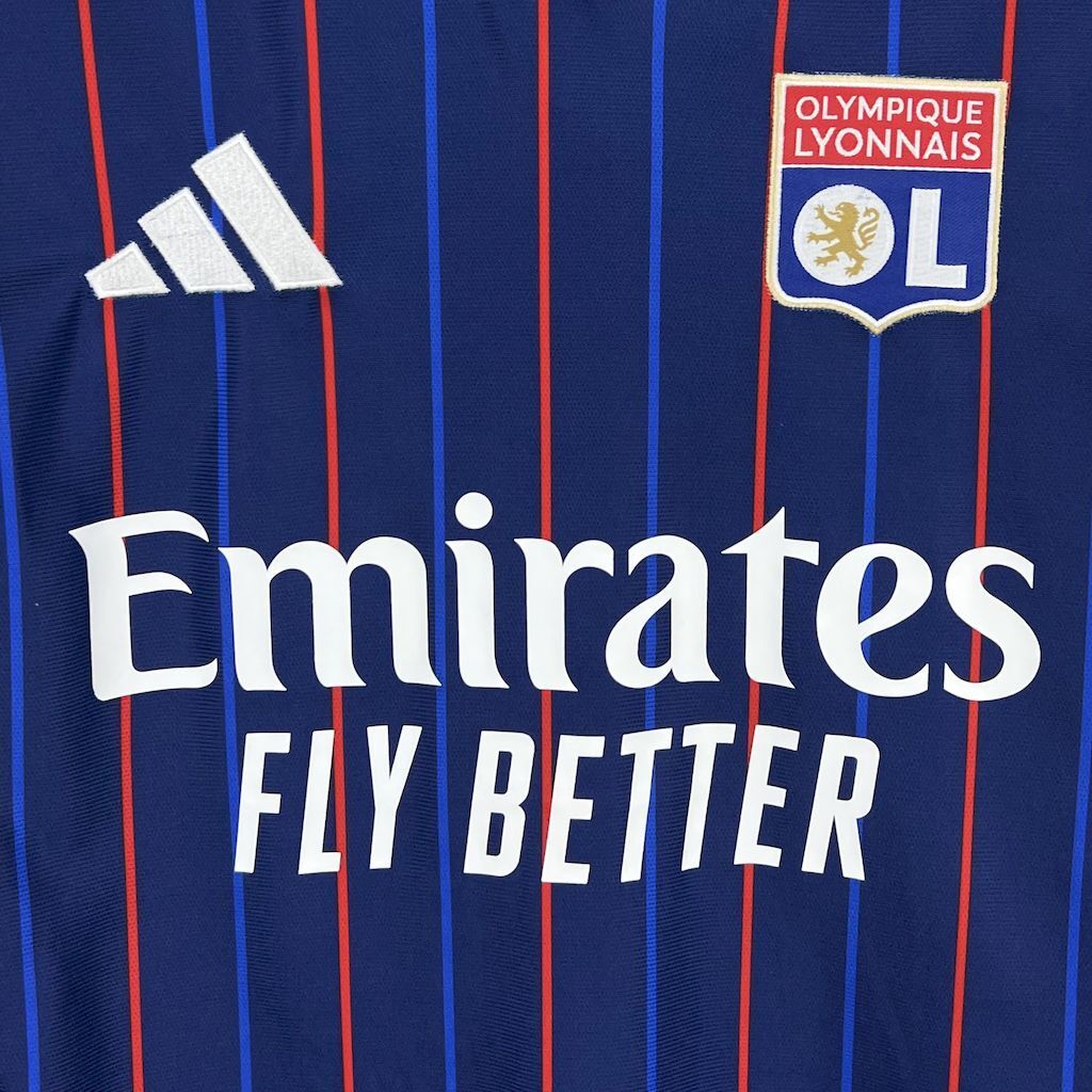 25-26 Olympique Lyonnais Away Soccer Jersey - view 4