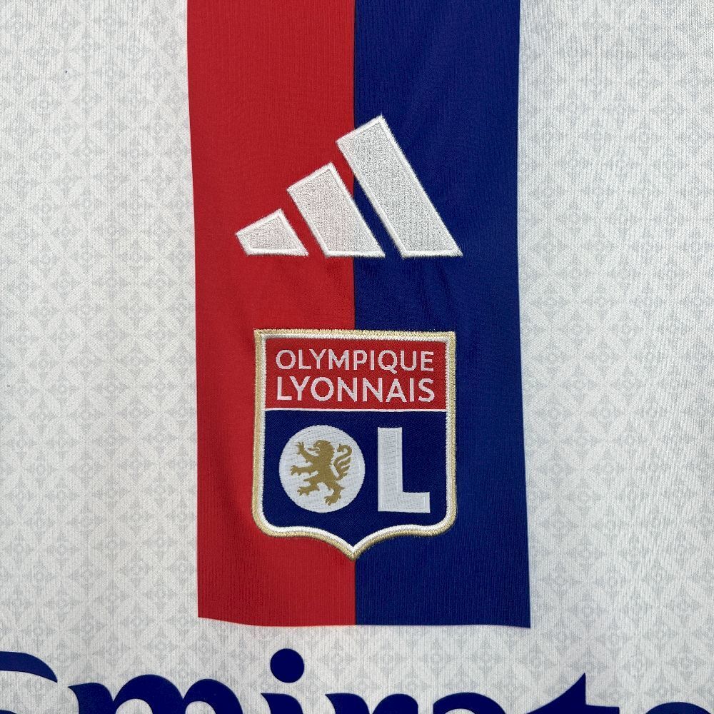 25-26 Olympique Lyonnais Home Soccer Jersey - view 6