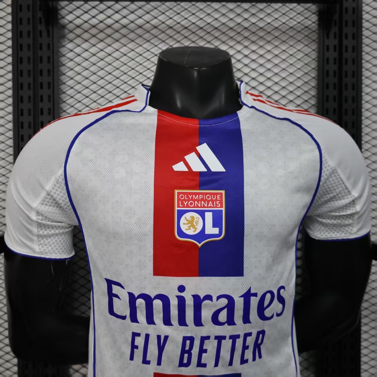 25-26 Olympique Lyonnais Home Soccer Jersey Player Version - view 7
