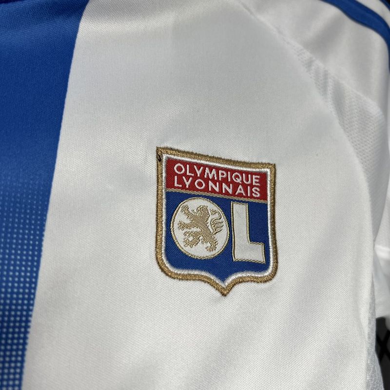 24-25 Olympique Lyonnais Home Kids Kit Jersey+Shorts - view 7