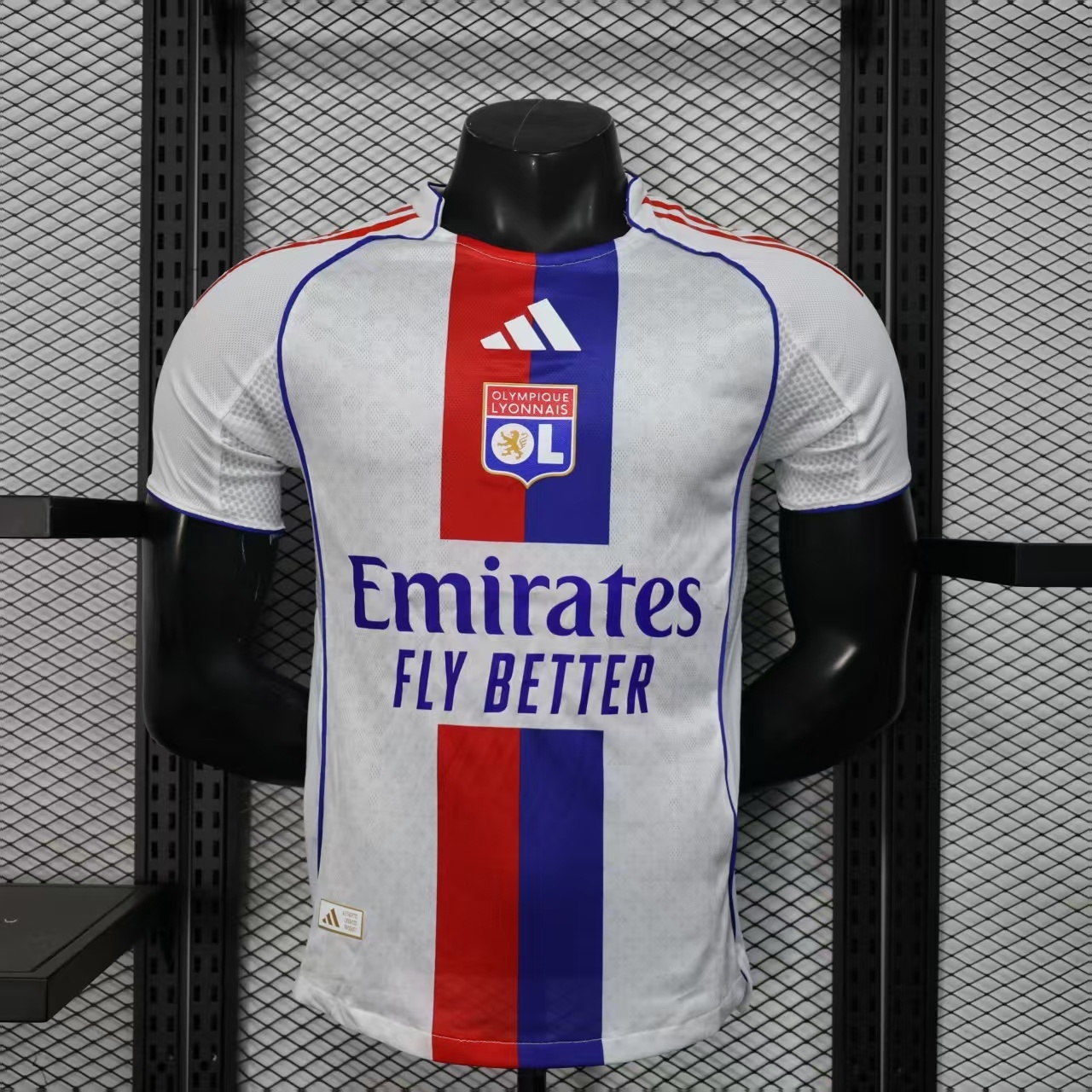25-26 Olympique Lyonnais Home Soccer Jersey Player Version