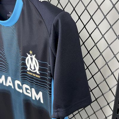 25-26 Marseilles Away Soccer Jersey - view 3