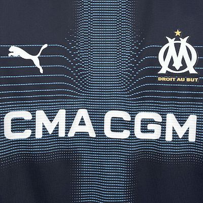 25-26 Marseilles Away Soccer Jersey - view 9