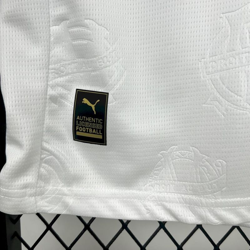 25-26 Marseilles Home Soccer Jersey - view 6