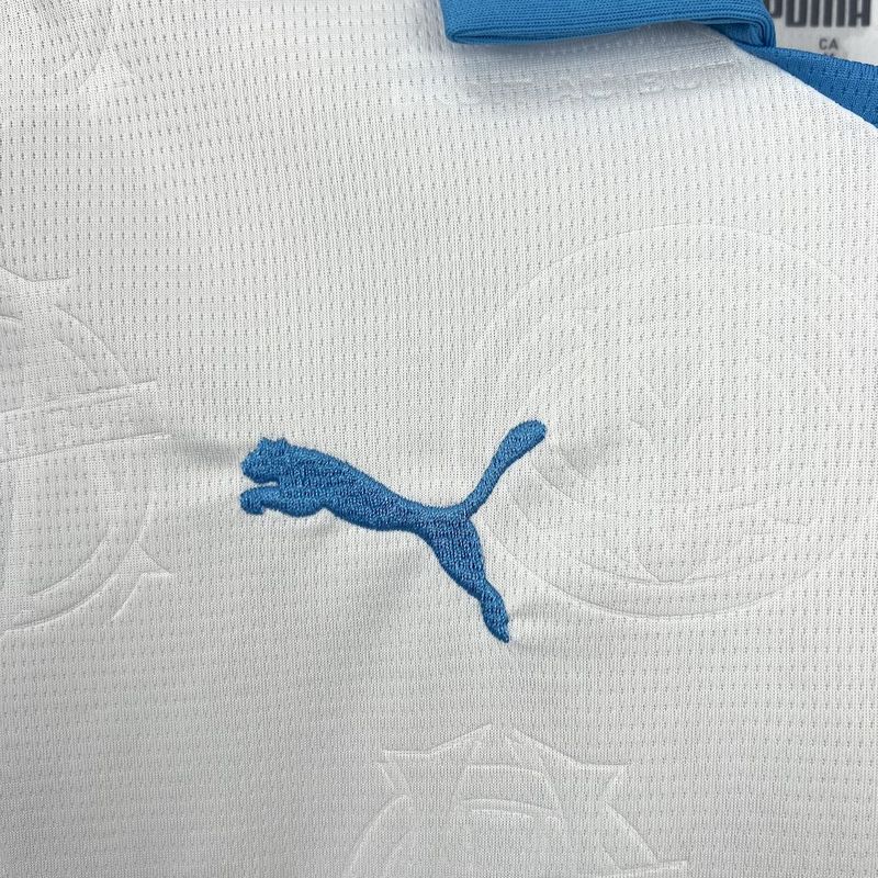 25-26 Marseilles Home Soccer Jersey - view 11