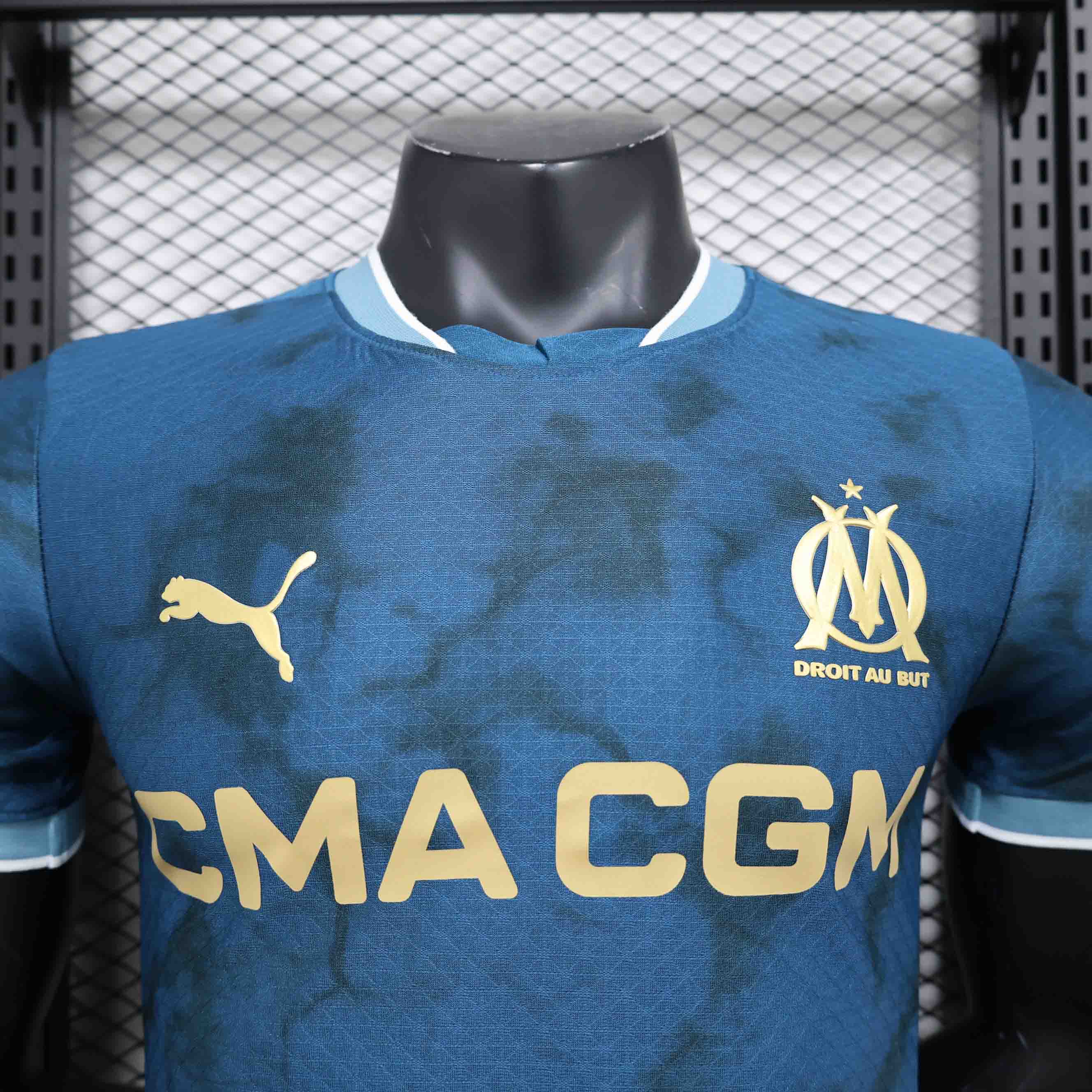 24-25 Marseilles Away Soccer Jersey Player Version - view 5