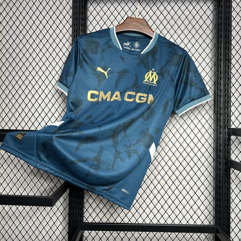 24-25 Marseilles Away Soccer Jersey - view 4