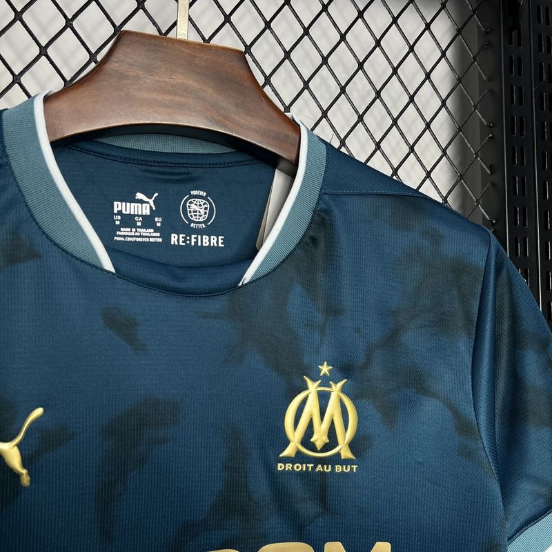 24-25 Marseilles Away Soccer Jersey - view 6