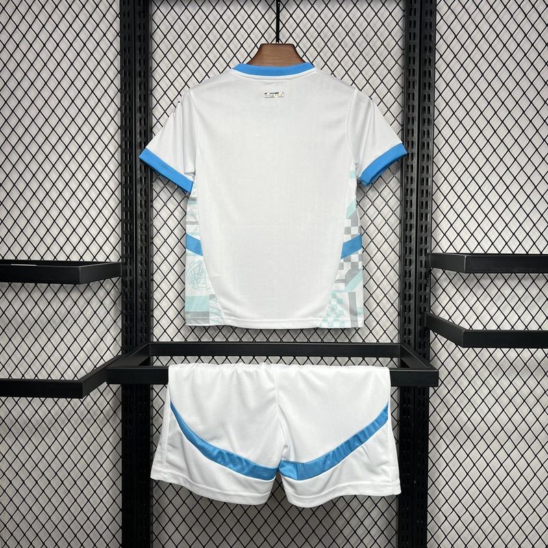 24-25 Marseilles Home Soccer Kids Kit Jersey+Shorts - view 7