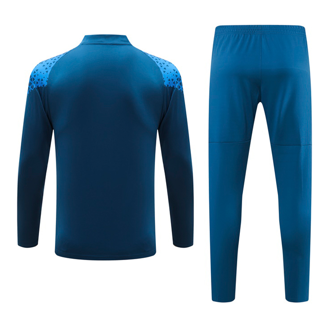 Kids Marseille Zipper Sweatshirt Kit(Top+Pants) Navy 2023/24 - view 19