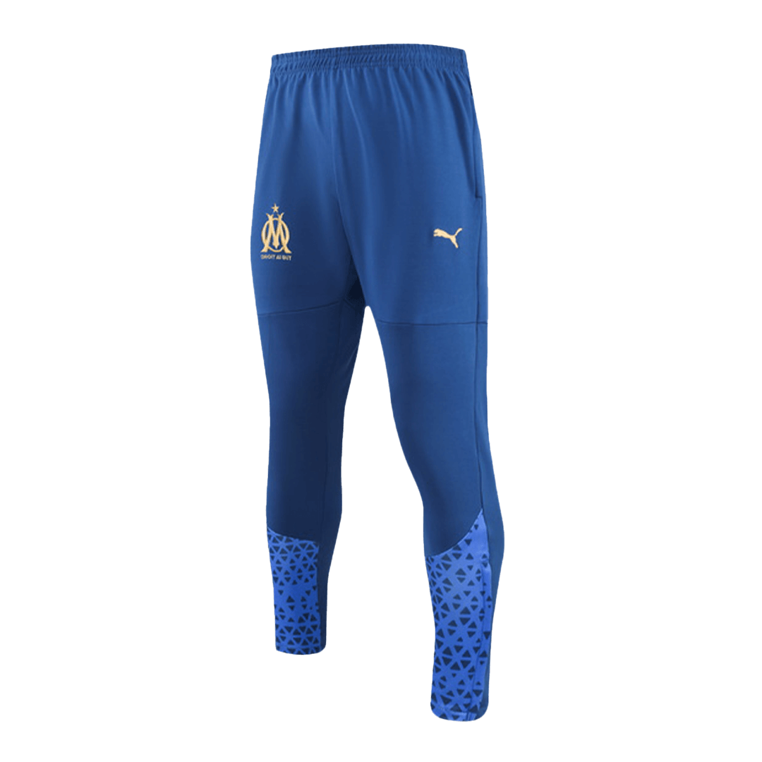 Kids Marseille Zipper Sweatshirt Kit(Top+Pants) Blue 2023/24 - view 16