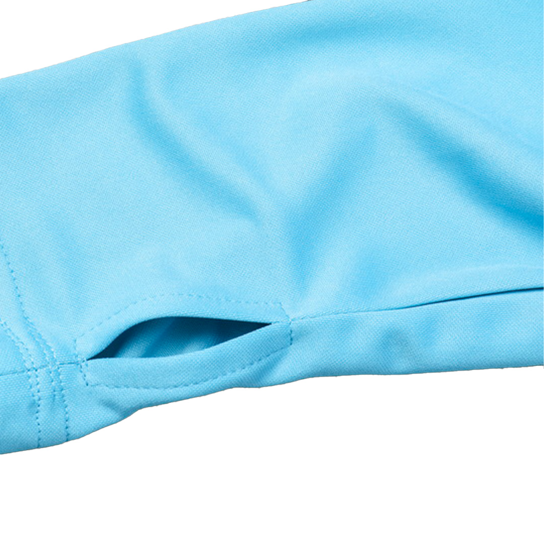 Kids Marseille Zipper Sweatshirt Kit(Top+Pants) Blue 2023/24 - view 8
