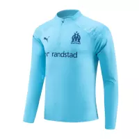 Kids Marseille Zipper Sweatshirt Kit(Top+Pants) Blue 2023/24 - view 5