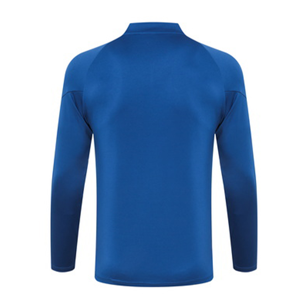 Marseille Zipper Sweatshirt Kit(Top+Pants) Blue 2023/24 - view 16