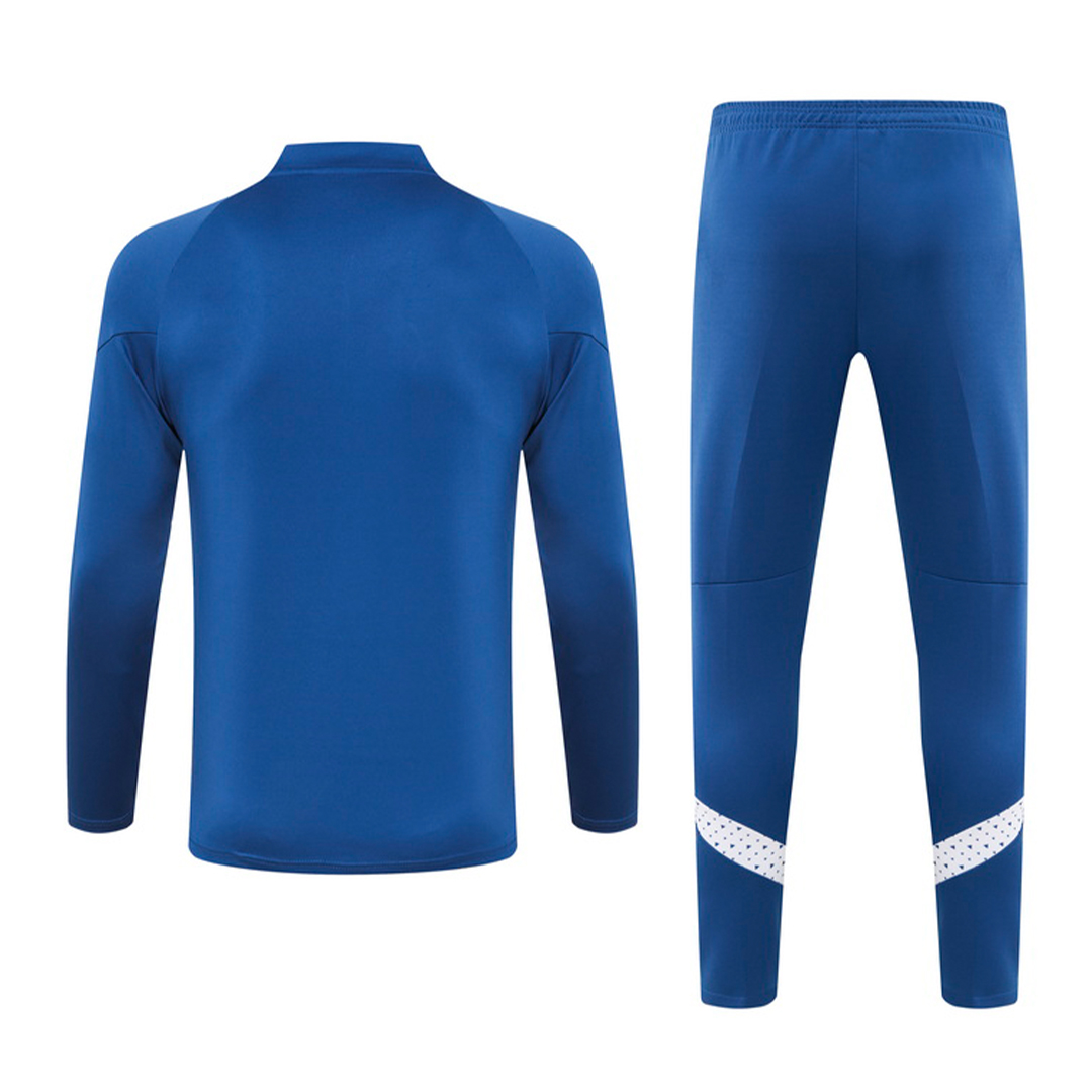 Marseille Zipper Sweatshirt Kit(Top+Pants) Blue 2023/24 - view 25