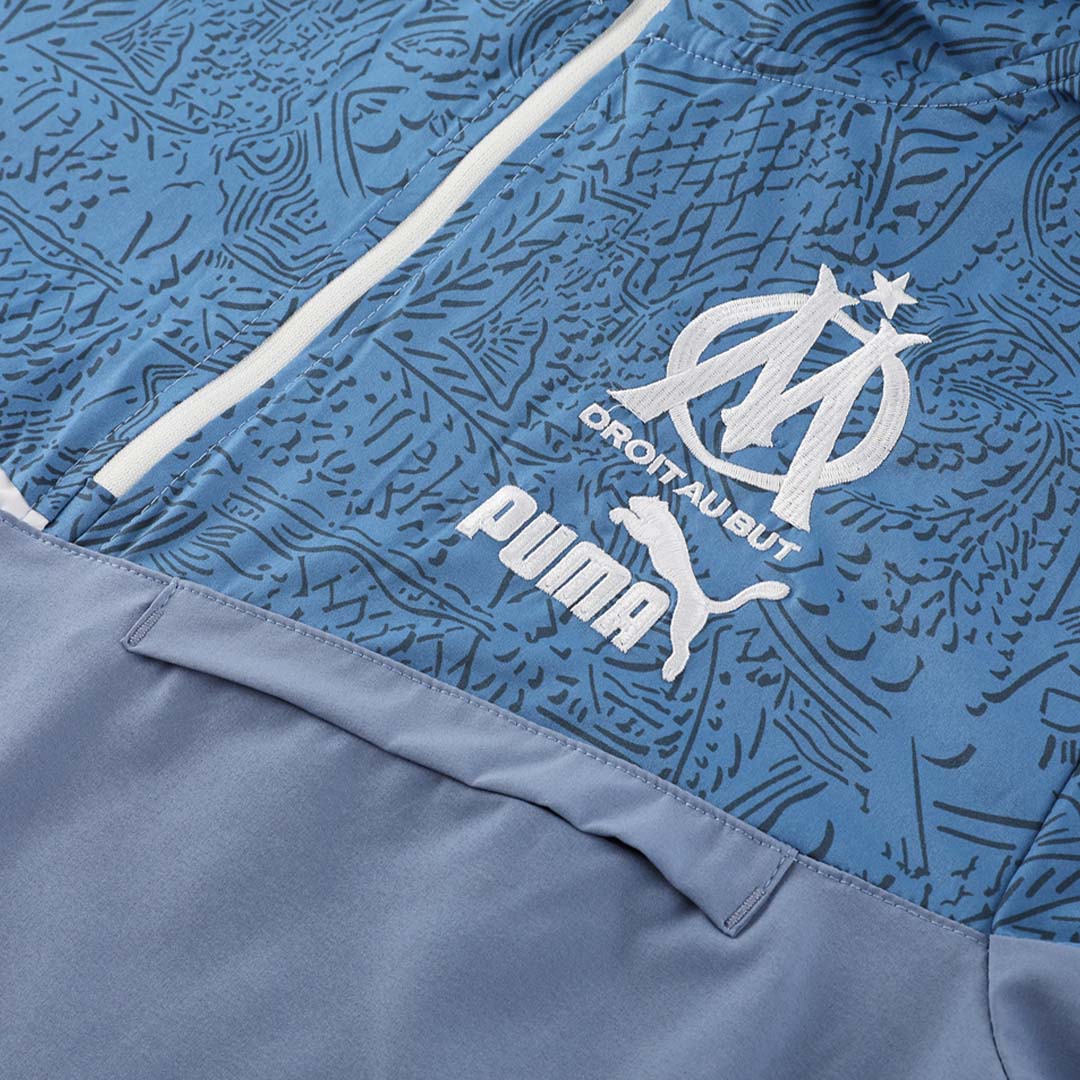 Marseille Hoodie Training Kit (Jacket+Pants) Blue 2023/24 - view 14