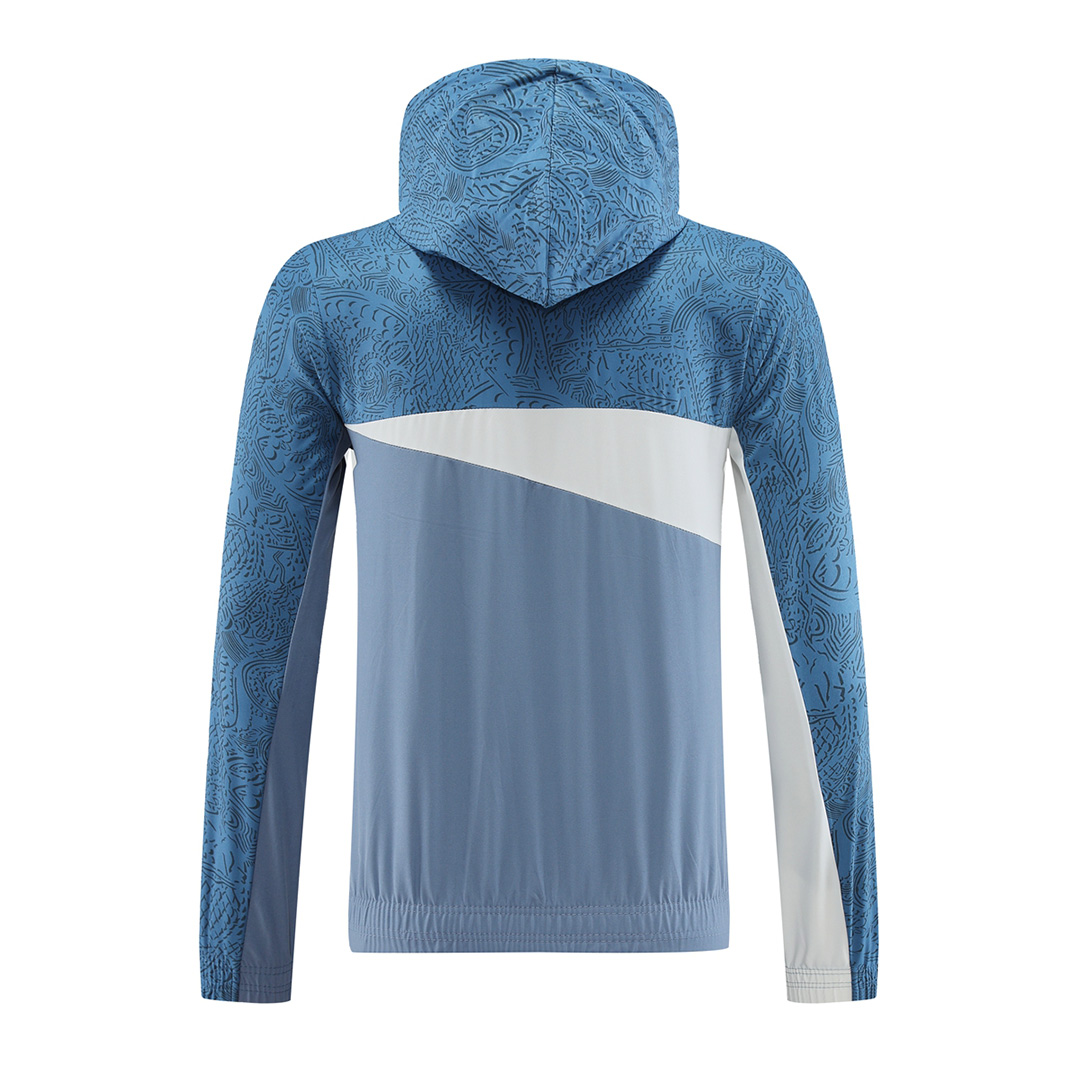 Marseille Hoodie Training Kit (Jacket+Pants) Blue 2023/24 - view 7