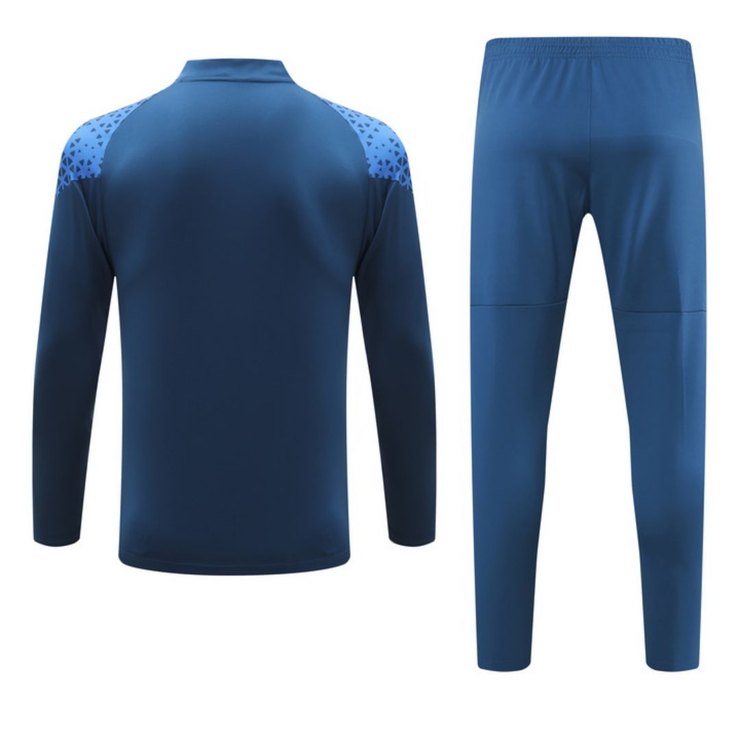 Marseille Zipper Sweatshirt Kit(Top+Pants) Navy 2023/24 - view 3