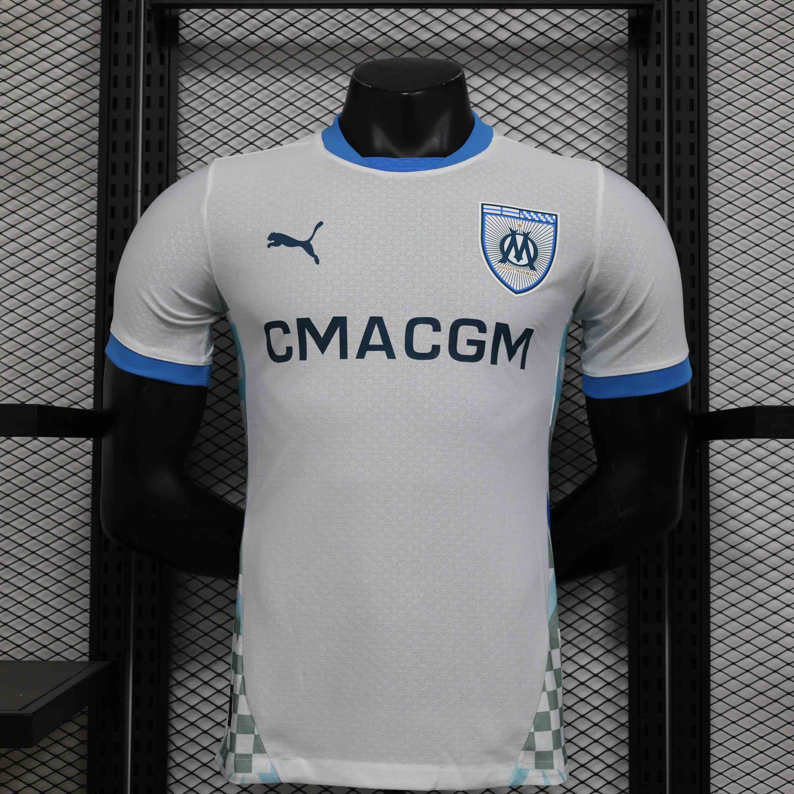 24-25 Marseilles Home Soccer Jersey Player Version