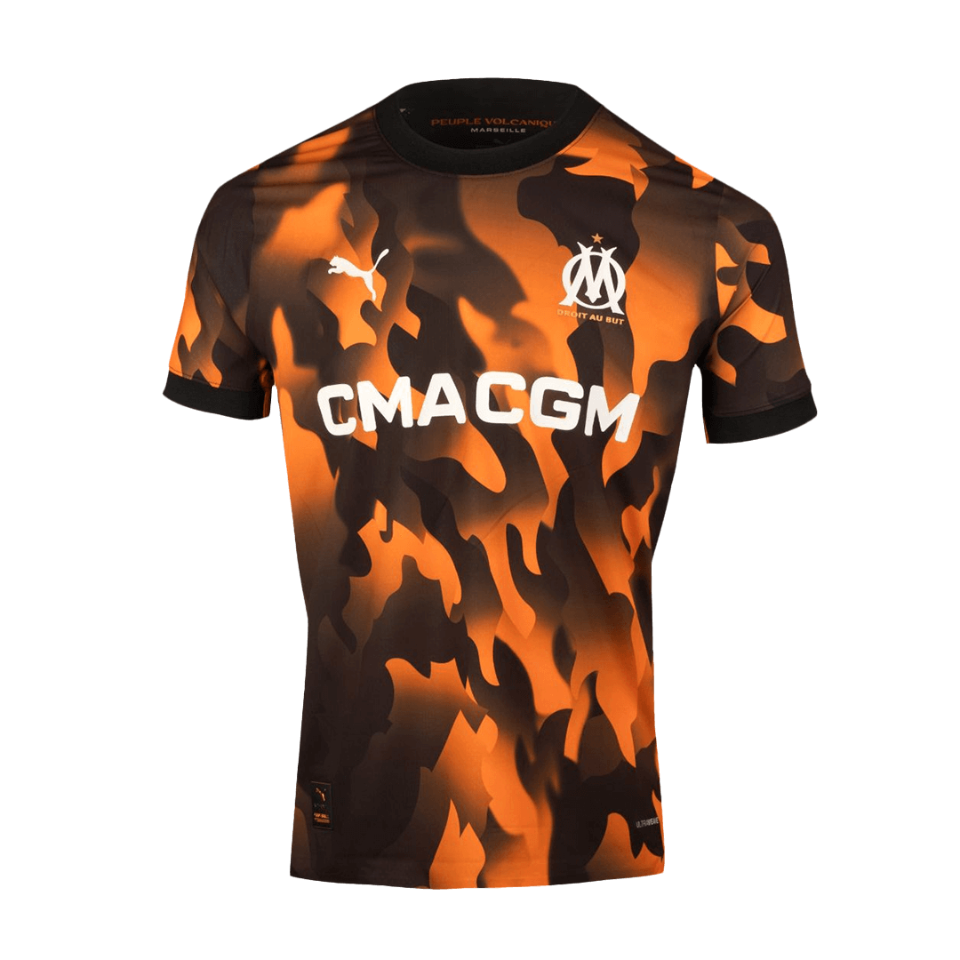 23-24  Marseille Third Away Jerseys Player Version