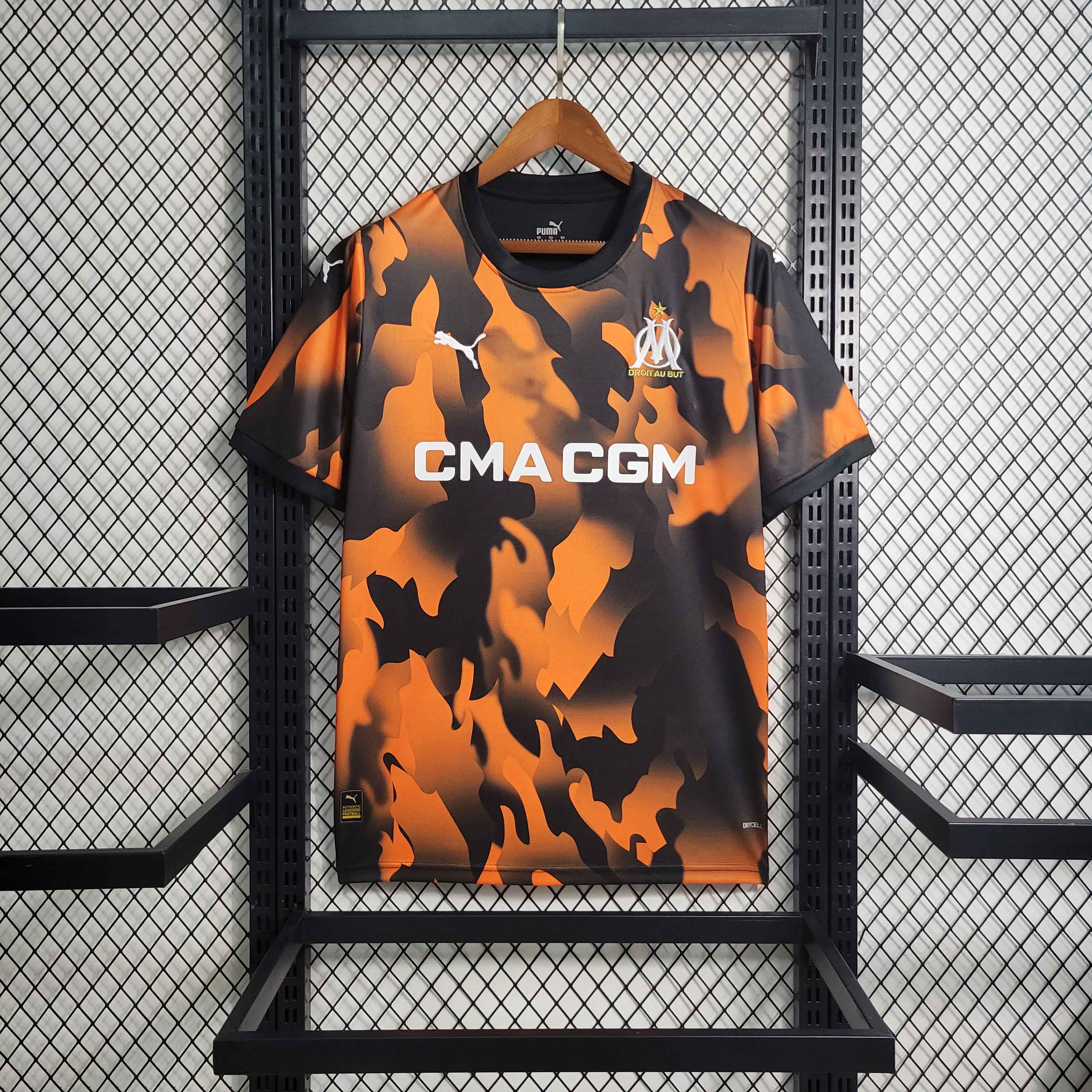 23-24  Marseille Third Away Jerseys Fan Version