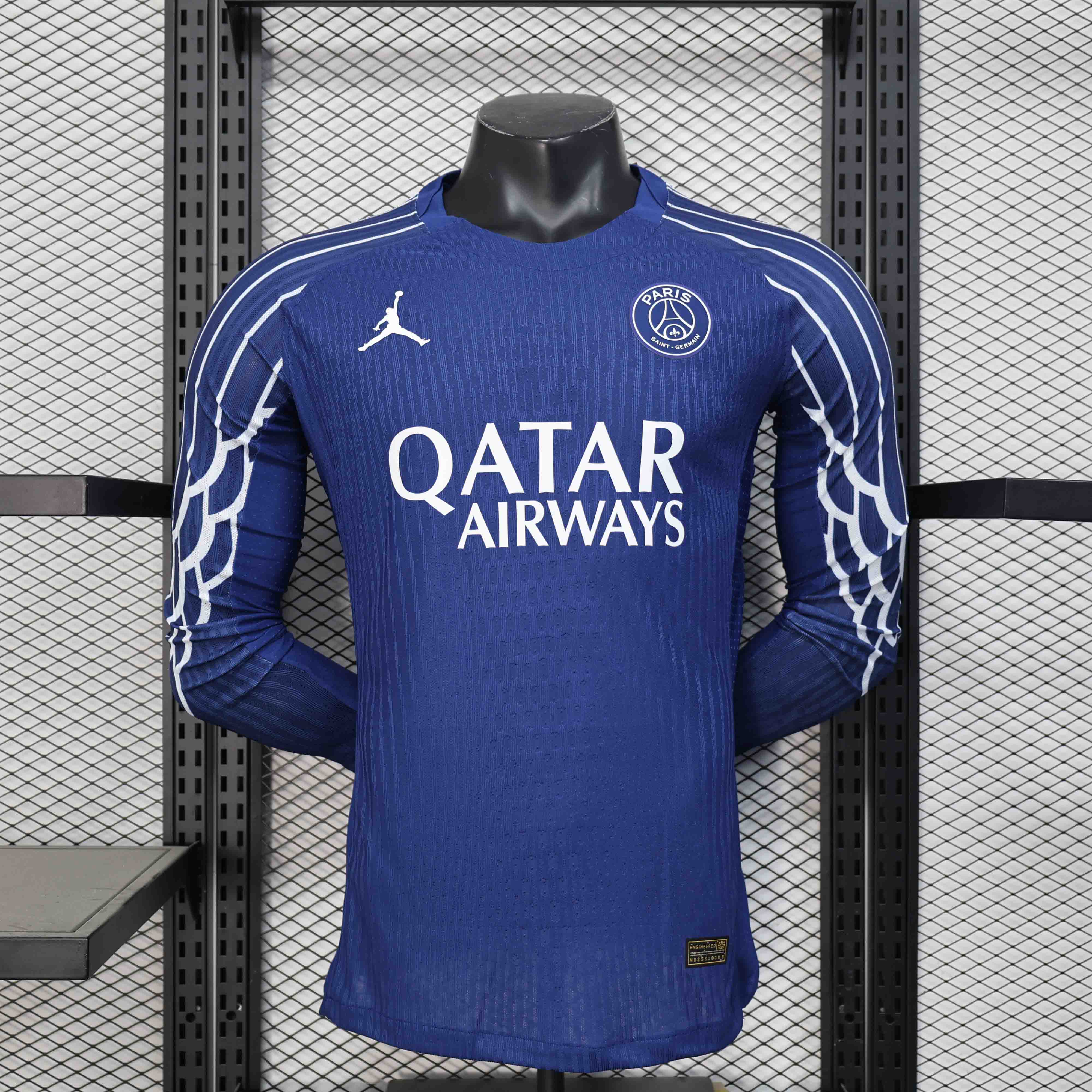 24-25 Paris Saint-Germain Fourth Away Soccer Jersey Player Version Long Sleeve