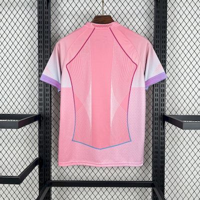 25-26 Paris Saint-Germain Pink Soccer Jersey Special - view 3