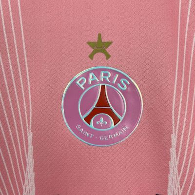 25-26 Paris Saint-Germain Pink Soccer Jersey Special - view 9