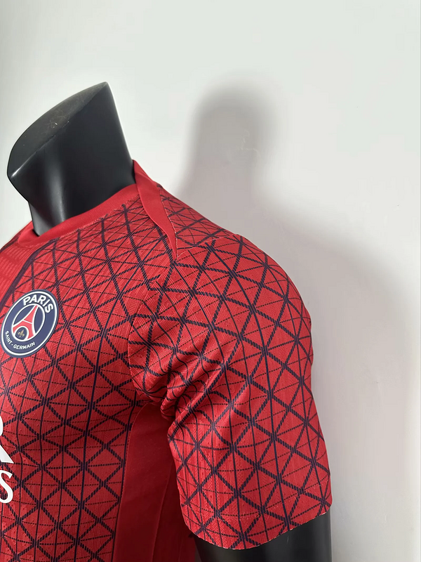 25-26 Paris Saint-Germain Red Training Soccer Jersey Player Version - view 4